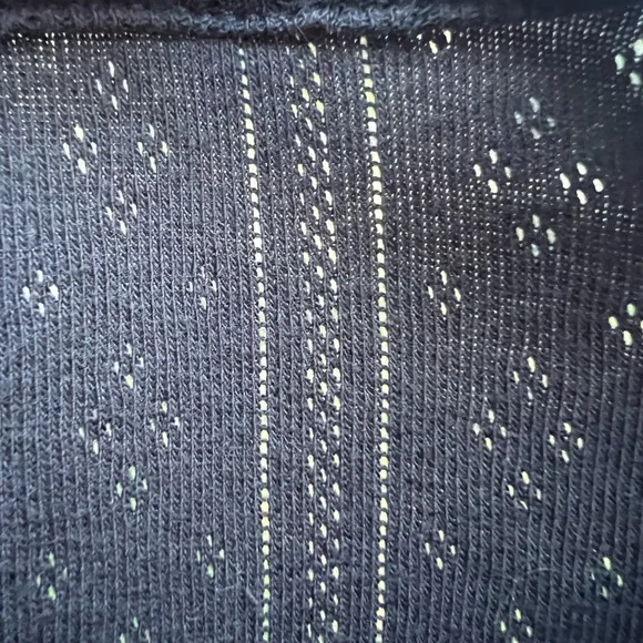 Splendid Navy Blue Como Pointelle T-Shirt XS - Picture 8 of 12
